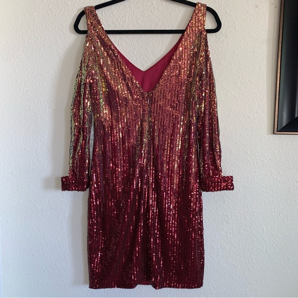 Venus Cold Shoulder Cocktail Dress - Picture 5 of 17